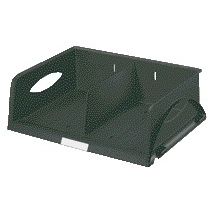 Leitz -  Brievenbak  sorty standaard a4 maxi dwars zw | 4 stuks