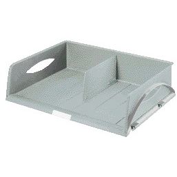 Leitz - Corbeille à courrier Sorty A3 horizontal gris | 6 pièces