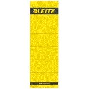 Leitz -  Rugetiket breed/kort 62x192mm zelfklevend geel 10 stuks
