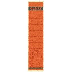 Leitz - Contre-étiquette large/longue 62x285mm autocollante rouge 10 pièces