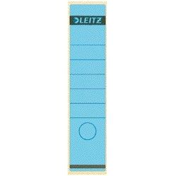 Leitz - Contre-étiquette large/longue 62x285mm autocollante bleu 10 pièces