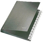 Leitz - Dossier de bureau A4 A-Z international carton noir