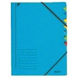 Leitz - Sortiermappe 7 Register Karton blau