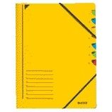 Leitz -  Sorteermap  3907 7vaks geel | 5 stuks