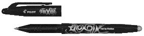 Pilot - Stylo roller friXion moyen noir | 12 pièces