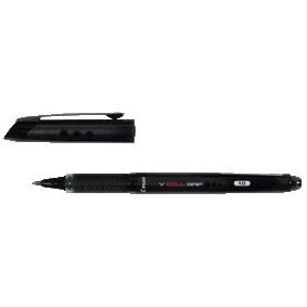Pilot - Stylo roller V-Ball grip large noir | 12 pièces