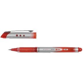 Pilot - Stylo roller V-Ball Grip moyen rouge