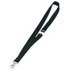 Durable -  Textielkoord  8137 karabijnhaak zwart | 10 stuks