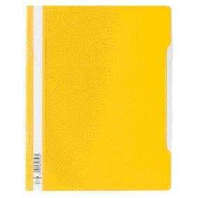 Durable -  Snelhechter  a4 pvc geel | 50 stuks