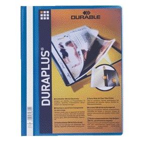 Durable -  Snelhechtmap  duraplus a4 blauw