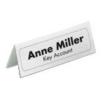 Quantore - Tisch-Namensschild 8050 61x150mm transparent