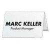 Durable - Plaque signalétique de table 8051 52x100mm transparent | 25 pièces