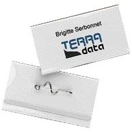 Durable -  Badge  8008 met speld 40x75mm