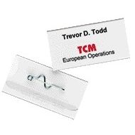 Durable - Badge 8006 avec épingle 30x60mm