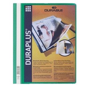 Durable - Dossier à fixation rapide Duraplus A4 vert | 25 pièces