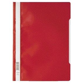 Durable -  Snelhechter A4 PP rood | 50 stuks
