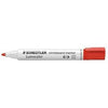 Staedtler - Marqueur pour tableau blanc Lumocolor 351 rond rouge 2mm
