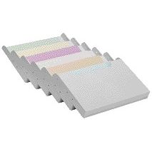 Exacompta -  Folderhouder  wand a4 6vk dwars grijs