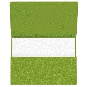 Jalema - Dossier de poche folio 100% carton recyclé 250gr vert | 10 pièces