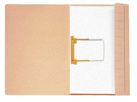 Jalema -  Clipmap Folio 100% gerecycled karton 250gr beige | 10 stuks