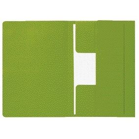 Djois - Classeur Mammoet folio 3 rabats 250gr recyclé vert | 10 pièces