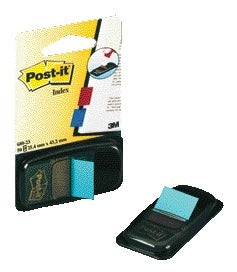 Post-it - Onglets 680 25,4x43,2mm bleu vif | 12 pièces