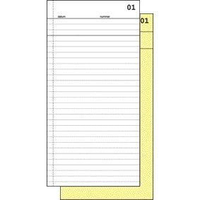 Expres - Carnet de commission SI-30020 210x105mm 50x2 feuilles | 5 pièces