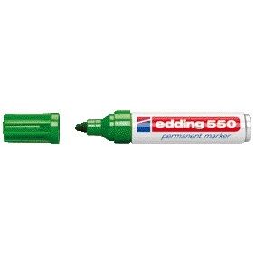 Edding -  Viltstift  550 rond 3-4mm groen | 10 stuks