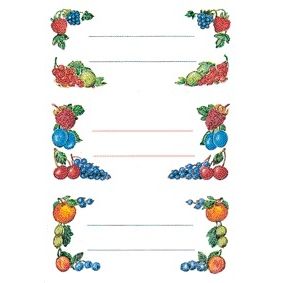 HERMA -  Etiket 3784 keuken fruit