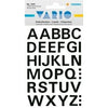HERMA - Etiquette 4163 15mm lettres A-Z noir | 10 pièces