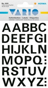 HERMA - Etiquette 4163 15mm lettres A-Z noir