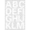 HERMA - Etiquette 4169 25mm lettres A-Z blanc | 10 pièces