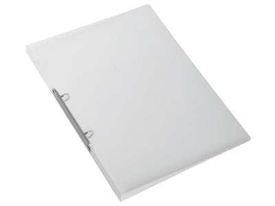 Exacompta - Classeur Crystal A4 2 anneaux O-mech 15mm PP blanc | 20 pièces