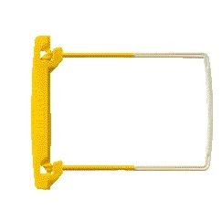 Quantore - Bündelmechanismus Djois Clip Stick-up selbstklebend gelb 10 Stück