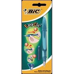 Bic - Stylo plume EasyClic moyen blister de 1 pièce