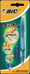 Bic - Stylo plume EasyClic moyen blister de 1 pièce