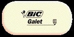 Bic - Crayon souple Gum Galet sans PVC blanc | 12 pièces