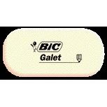 Bic - Crayon souple Gum Galet sans PVC blanc | 12 pièces