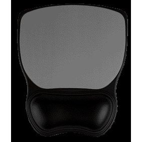 Quantore - Mauspad mit Gel-Handgelenkauflage grau/schwarz