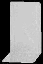 Maul - Bookend Pro 140x120x240mm set de 2 acier blanc