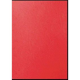 GBC - Page de garde A4 aspect cuir rouge 100 pièces