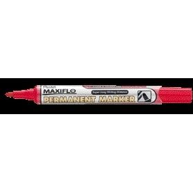 Pentel -  Viltstift  nlf50 maxiflo rond 1mm rood | 12 stuks