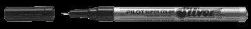 Pilot - Fineliner Super Color argent extra fin | 12 pièces