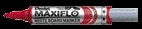 Pentel - Marqueur pour tableau blanc MWL5M Maxiflo rond 3mm rouge