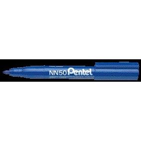 Pentel -  Viltstift  nn50 rond 1.3-3mm blauw | 12 stuks