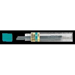 Pentel -  Potloodstift  h 0.7mm 12st zwart