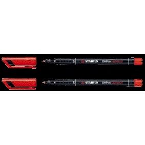 STABILO - Feutre OHpen 841/40 permanent rond super fin rouge