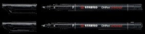 STABILO - Feutre OHpen 842/46 permanent rond fin noir