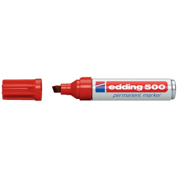 Edding - Feutre 500 diagonale 2-7mm rouge