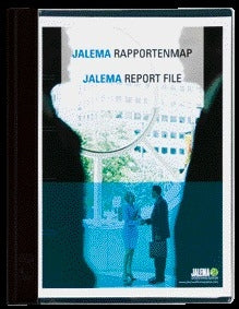 Jalema - Dossier de présentation Djois avec fermeture rapide et plaque de recouvrement A4 noir | 50 pièces